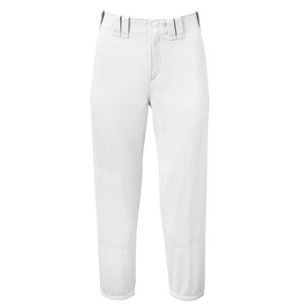 Mizuno Women's Belted Softball Pants White (350150-UTH)